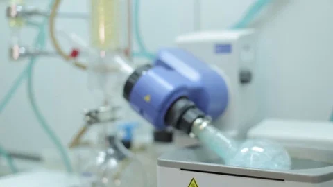 Scientific equipment is working Video stock 81184588