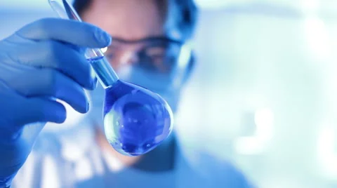 Scientific experiment Stock Footage 41424384