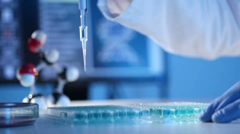 Scientific experiment 스톡 동영상 41433206