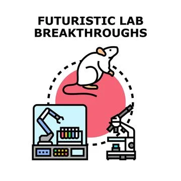 Scientific experiments driving research and laboratory breakthroughs イラスト素材
