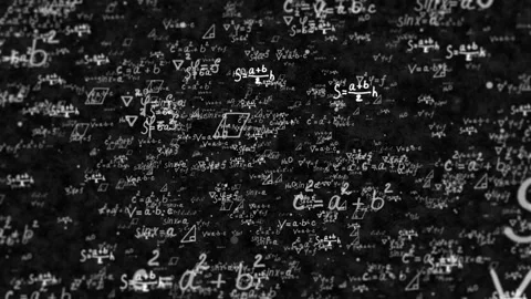 Scientific formula equation mathematical formula Stock Footage 124720548