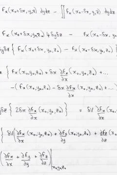 Scientific formulae Stock Photos