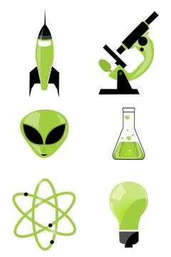 Scientific icon Stock Illustration