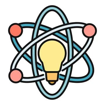 Scientific idea creating research and innovation concept Stock Illustration