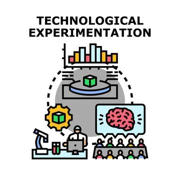 Scientific inquiry and technological experimentation developing innovations 스톡 일러스트