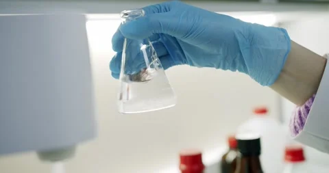 Scientific laboratory of biotechnology, development of medicine and research Vídeos de archivo 242005500