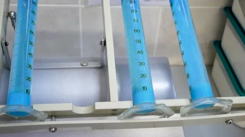 In a scientific laboratory Stock Footage 130898077