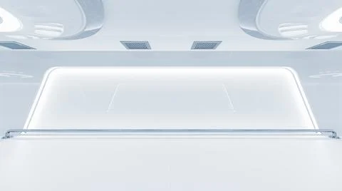 Scientific laboratory or empty white room.  Stock Photos