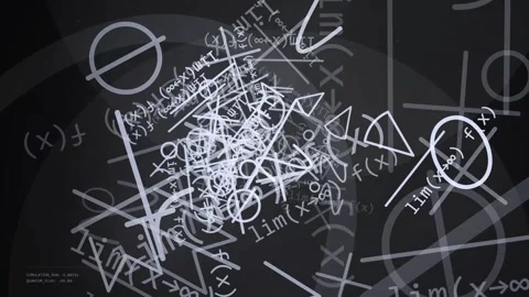 Scientific math 4K mathematical formula Stock Footage 336522718
