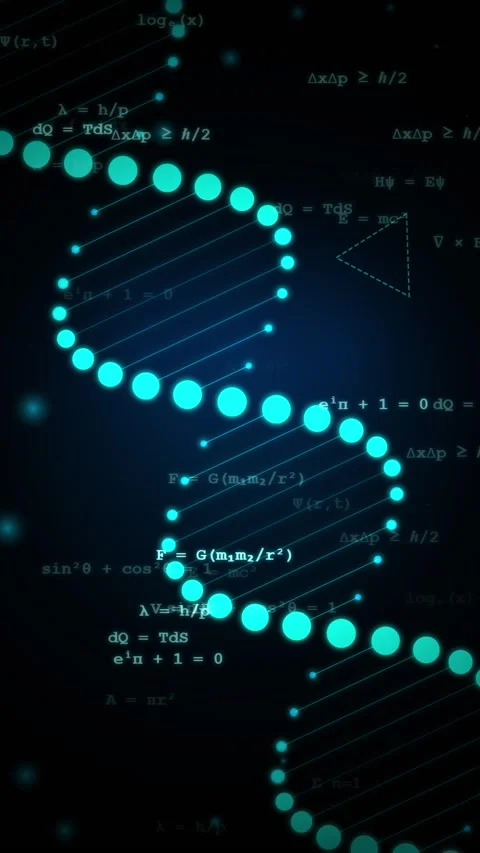 Scientific math vertical graphic motion 스톡 동영상 336522816