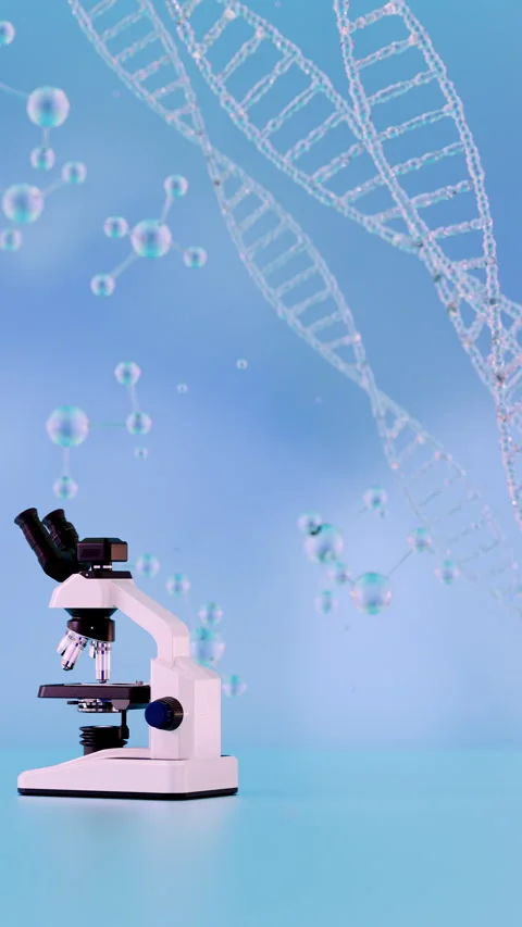 Scientific Microscope 02 4K Stock Footage 281744350