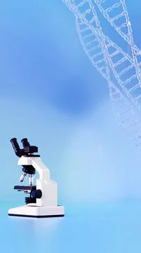 Scientific Microscope Illustrazione stock