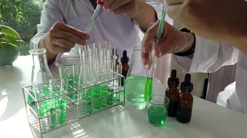 Scientific Microscope Lab Research Closeup Stock Footage 291281992