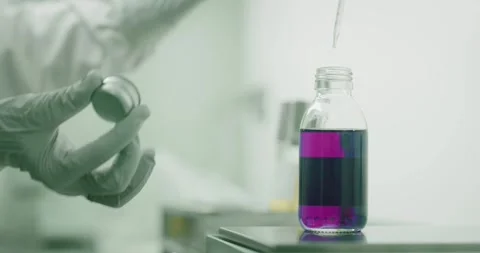 Scientific Microscope Lab Research Closeup Stock Footage 295941426