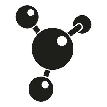 Scientific molecule structure connecting atoms chemical bonds Stock Illustration