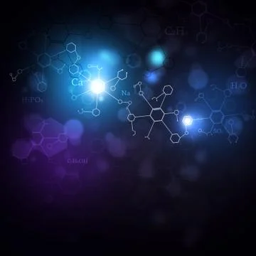 Scientific Multicolor Background Stock Illustration