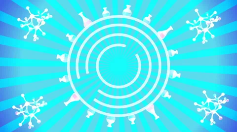 Scientific plasticine background, looping. Stop motion Stock Footage 38243306