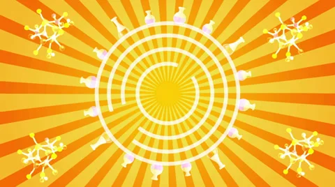 Scientific plasticine background, looping. Stop motion Video stock 38243504