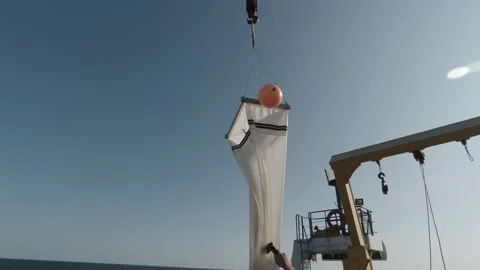  Scientific Preparing A Bongo Nets To Take Samples Of Microorganisms  Stock Footage 150506732