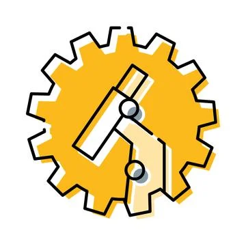 Scientific research and engineering innovation concept Stock Illustration