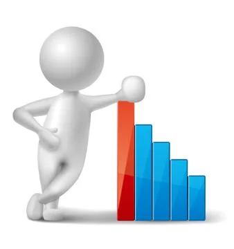 Scientific research concept,rely on bar chart,image uses a grid gradient. 스톡 일러스트