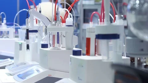 Scientific Research Laboratory Stock Footage 73387679