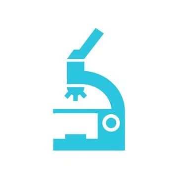 Scientific research science microscope icon. From blue icon set. Stock Illustration