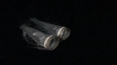 Scientific taking samples of an ocean microorganisms from a Bongo nets Stock Footage 36442992