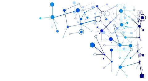 Scientific, technological molecular medical reference Stock Illustration