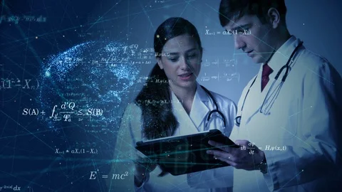 Scientific technology concept. Scientist. Study. Stock Footage 120771488