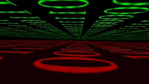 Scientific technology data binary code network Stock Footage 119713647