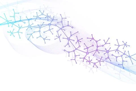 Scientific vector illustration genetic engineering and gene manipulation concept Stock Illustration