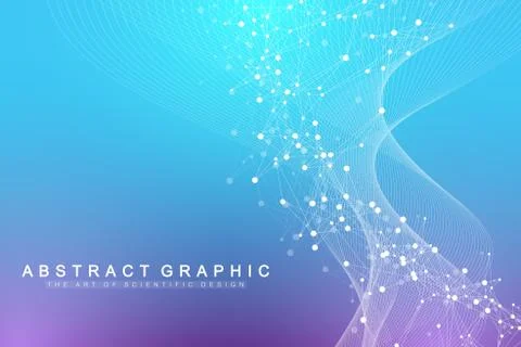 Scientific vector illustration genetic engineering and gene manipulation concept Stock Illustration