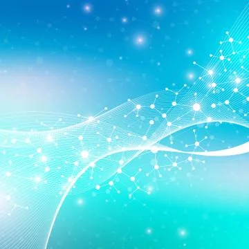 Scientific vector illustration genetic engineering and gene manipulation concept Stock Illustration