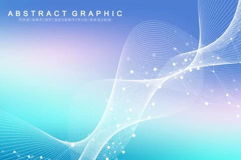 Scientific vector illustration genetic engineering and gene manipulation concept Illustrazione stock