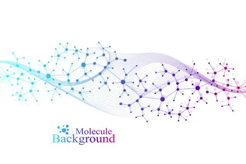 Scientific vector illustration genetic engineering and gene manipulation conc Stock Illustration