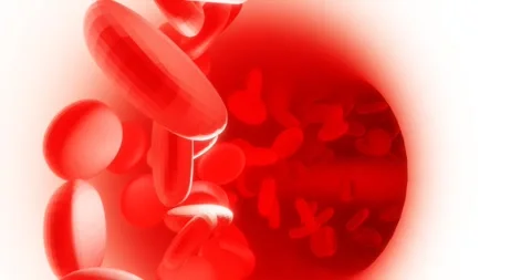 Scientific visualisation of human blood in A, B, AB, O rh positive negative. Stockbeeldmateriaal 306615690