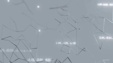 Scientific Visualization of Coordinates, Algorithms loop Stock Footage 303599787