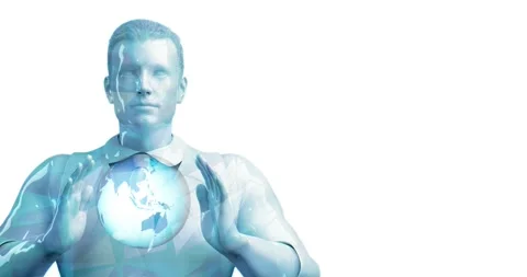 Scientific Visualization Presentation Featuring Advanced Data Analytics Stock Footage 328335827