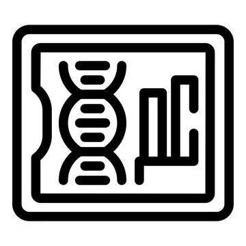 Scientist analyzing dna data on digital tablet for genetics research 스톡 일러스트