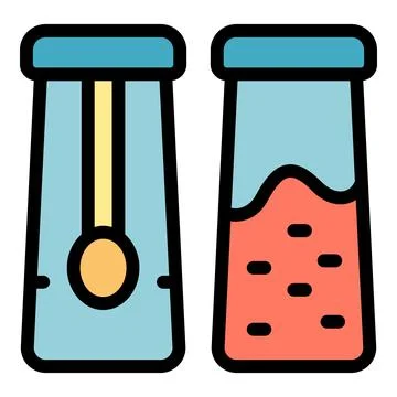 Scientist analyzing sample in laboratory glassware using pendulum instrument 스톡 일러스트