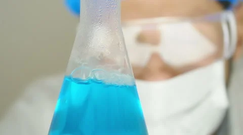 Scientist in a biochemical laboratory Stock Footage 51558445