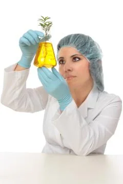 Scientist botanist Stock Photos
