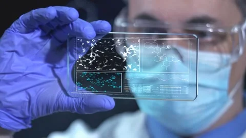 Scientist Close up Stock Footage 200741374