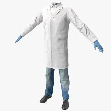 Scientist Clothes 3D Model