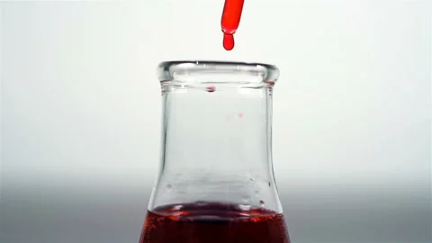 Scientist Dropping Chemical Liquid Stock Footage 101831365