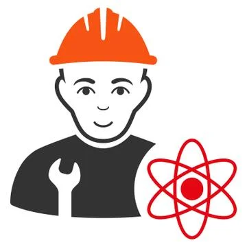 Scientist Engineer Icon Illustrazione stock
