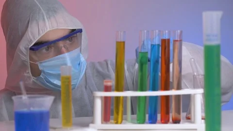 Scientist Explains His Experiment To The... | Stock Video | Pond5