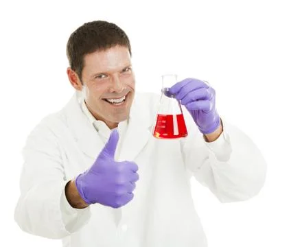 Scientist Has the Cure Stock Photos