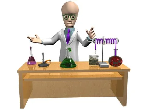 Scientist Stock Illustration
